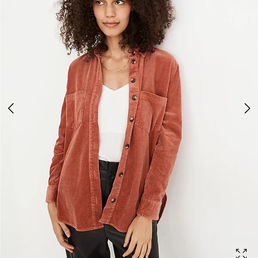 madewell Corduroy Sunday Shirt size Medium- in excellent used condition- cotton